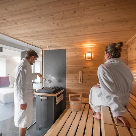 Daire Im Chaletstil Kornspeicher 70 Qm Wellness Fitness Sauna Bergroedelhof *